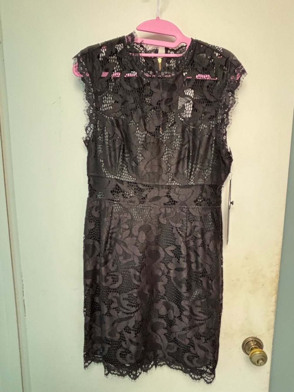 Forever 21 Black Lace Midi Dress